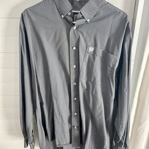 Cinch Charcoal Button-Down Shirt